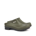 Barbour Quinn Garden Clogs – Olive – Mens Wellingtons - Crep Direct UK