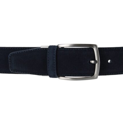 The Golden Boot Golden Boot 11231 Belt – Navy Suede – Mens Belts - Crep Direct UK