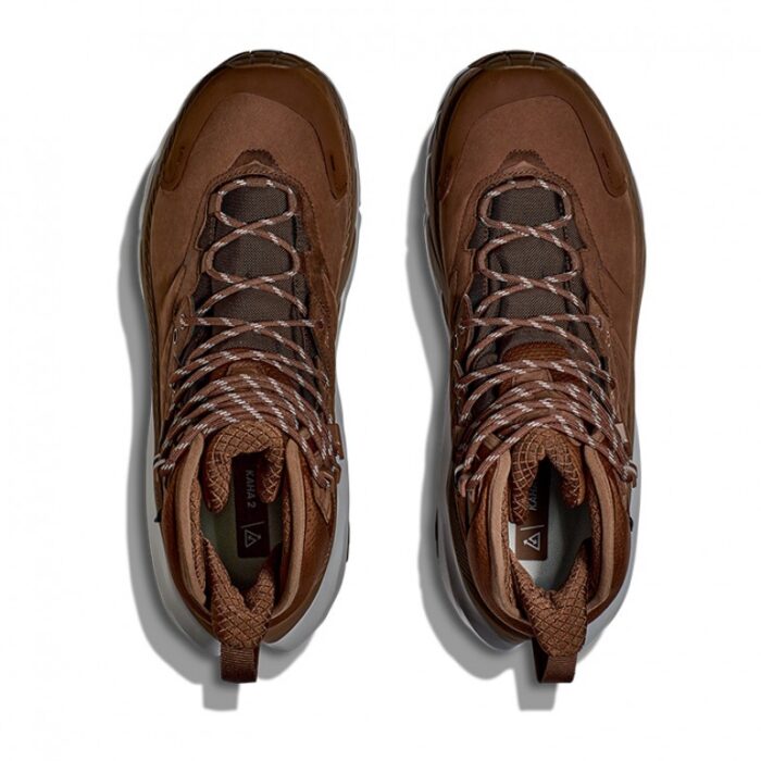 Hoka M Kaha 2 GTX Boots – Dark Brown / Harbour Mist – Mens Boots - Crep Direct UK