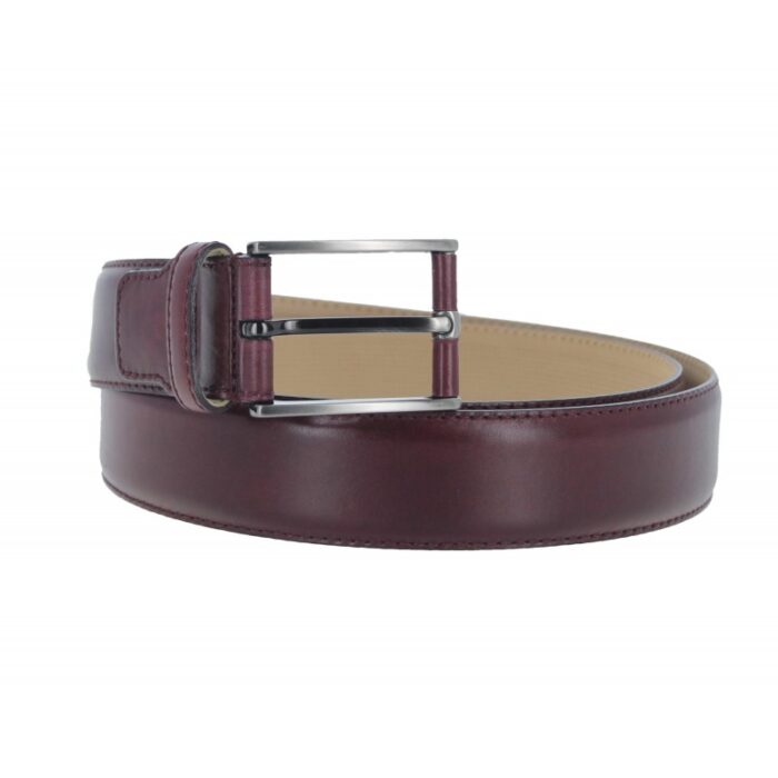 The Golden Boot Golden Boot 11249 Belt – Burgundy Leather – Personalised Gifts for Her - Crep Direct UK