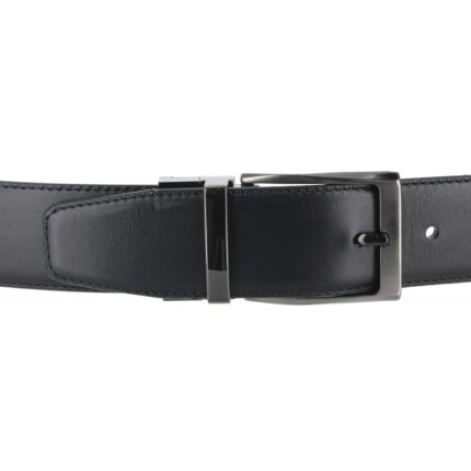The Golden Boot Golden Boot 11254 Reversible Belt – Black / Brown Leather – Mens Belts - Crep Direct UK