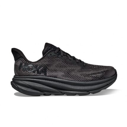 Hoka M Clifton 9 Trainers – Black / Black – Mens Performance Running - Crep Direct UK Hoka M Clifton 9 Trainers – Black / Black – Mens Performance Running - Crep Direct UK