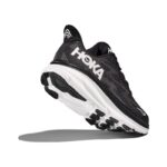 Hoka W Clifton 9 Trainers – Black / White – Womens Performance Running - Crep Direct UK