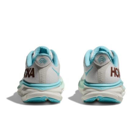 Hoka W Clifton 9 Trainers – Frost / Rose Gold – Womens Performance Running - Crep Direct UK