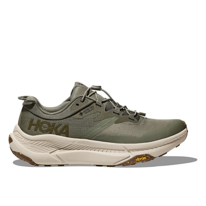 Hoka M Transport GTX Trainers – Slate / Oat Milk – Mens Performance Running - Crep Direct UK