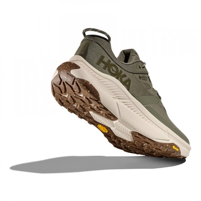 Hoka M Transport GTX Trainers – Slate / Oat Milk – Mens Performance Running - Crep Direct UK