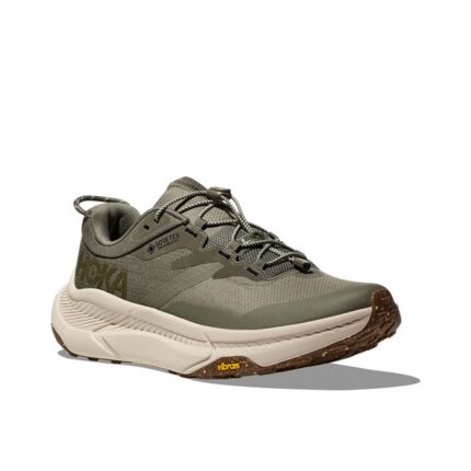Hoka M Transport GTX Trainers – Slate / Oat Milk – Mens Performance Running - Crep Direct UK