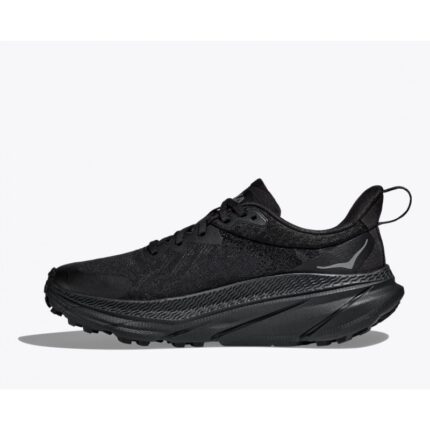 Hoka M Challenger 7 Gtx Trainers – Black / Black – Mens Performance Running - Crep Direct UK