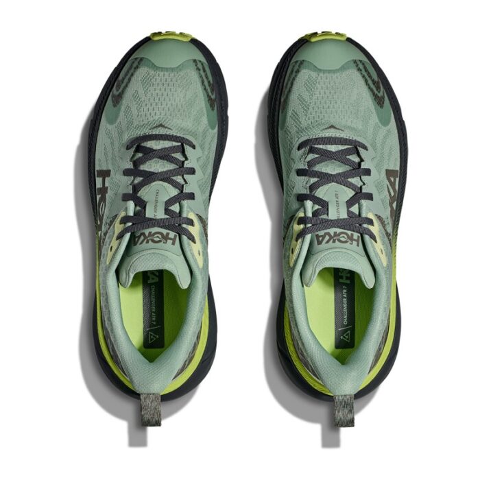 Hoka M Challenger 7 Gtx Trainers – Aloe Vera / Lettuce – Mens Performance Running - Crep Direct UK