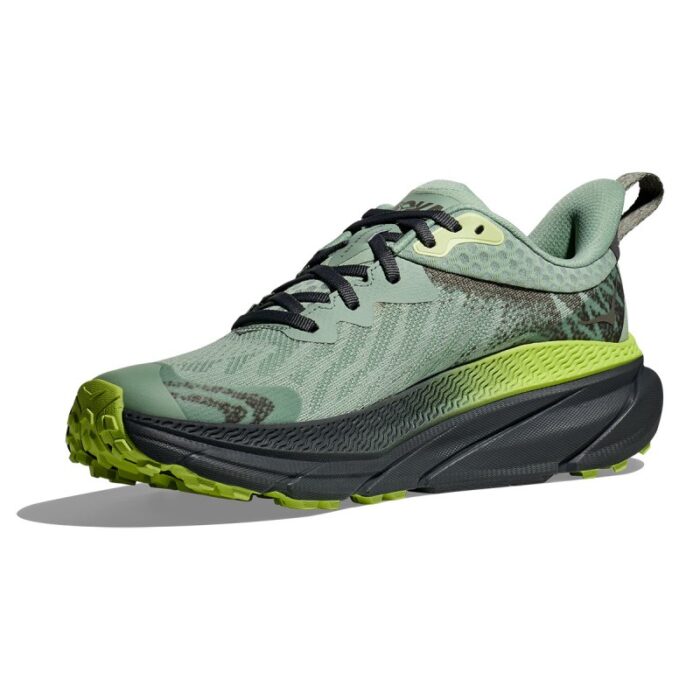 Hoka M Challenger 7 Gtx Trainers – Aloe Vera / Lettuce – Mens Performance Running - Crep Direct UK