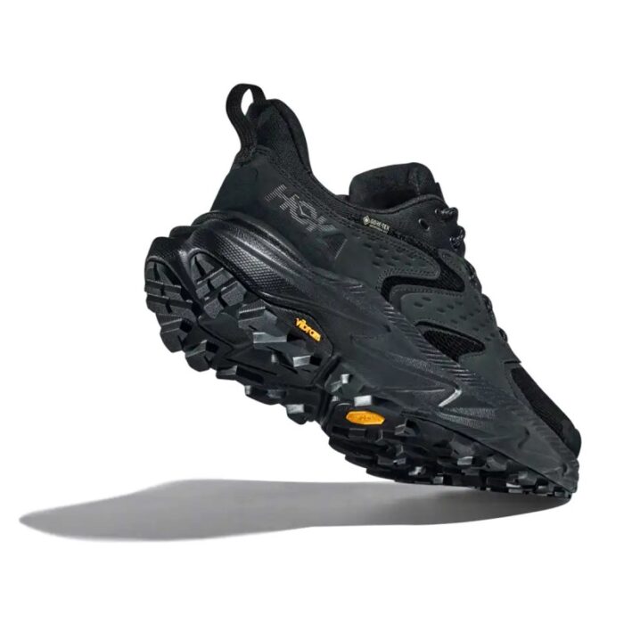Hoka M Anacapa 2 Low Gtx Trainers – Black / Black – Mens Performance Running - Crep Direct UK