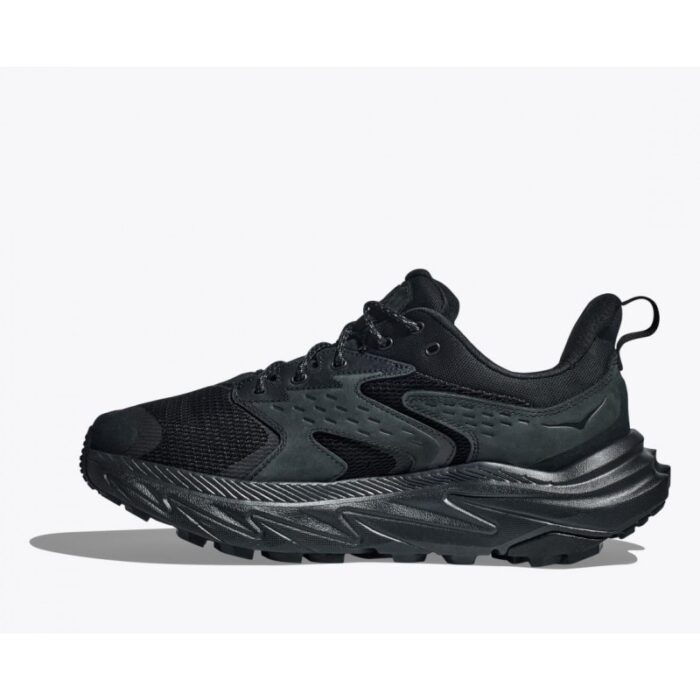 Hoka M Anacapa 2 Low Gtx Hiker – Black / Black – Mens Performance Running - Crep Direct UK