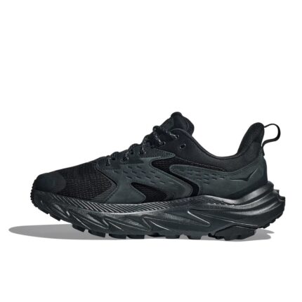 Hoka M Anacapa 2 Low Gtx Trainers – Black / Black – Mens Performance Running - Crep Direct UK