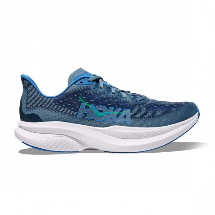 Hoka M Mach 6 Trainers – Downpour / Thunder Cloud – Mens Performance Running - Crep Direct UK