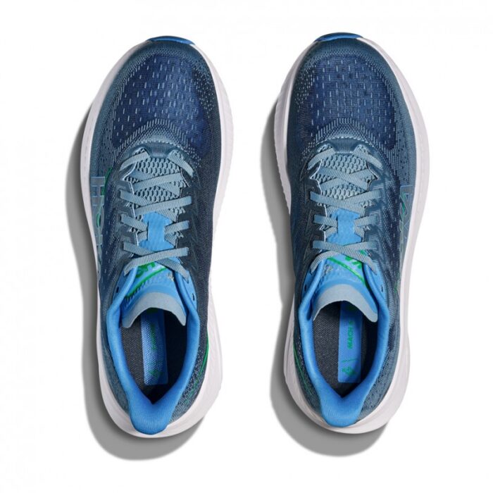 Hoka M Mach 6 Trainers – Downpour / Thunder Cloud – Mens Performance Running - Crep Direct UK