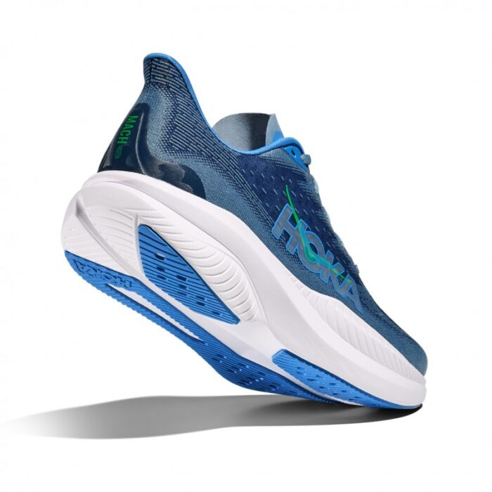 Hoka M Mach 6 Trainers – Downpour / Thunder Cloud – Mens Performance Running - Crep Direct UK