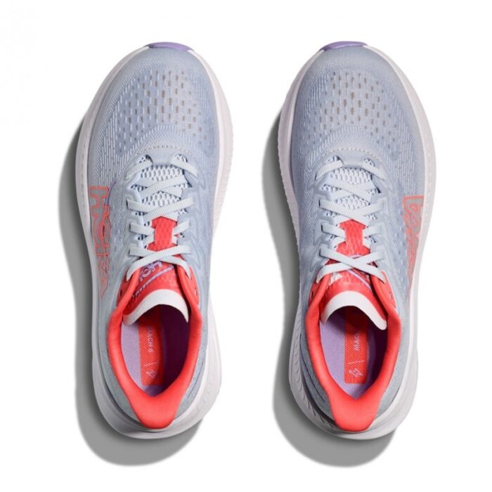Hoka W Mach 6 Trainers – Pale Dusk / Gull – Womens Performance Running - Crep Direct UK