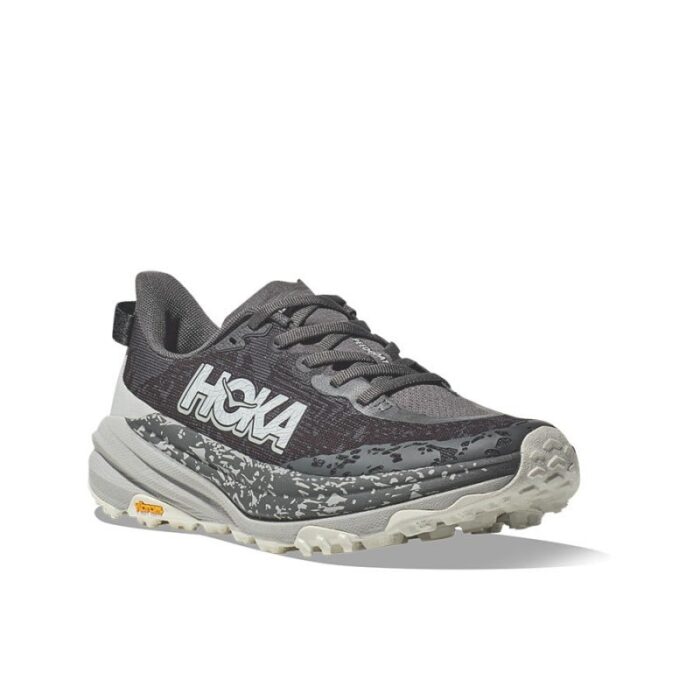 Hoka W Speedgoat 6 Trainers – Satellite Grey / Stardust – Womens Performance Running - Crep Direct UK