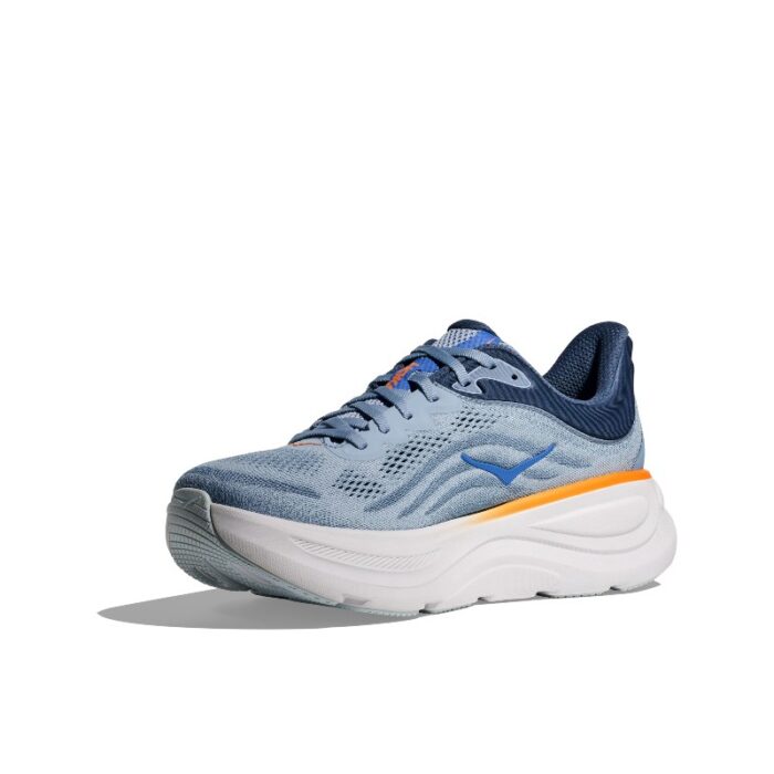 Hoka M Bondi 9 Trainers – Drizzle/Downpour – Mens Performance Running - Crep Direct UK