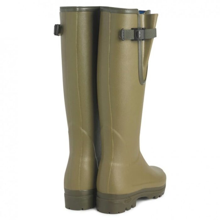 Le Chameau Vierzonord Neoprene Ladies Wellingtons 1175 – Vert Vierzon – Womens Trekking & Outdoor - Crep Direct UK