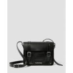 Dr. Martens 11 Inch Kiev Smooth Leather Satchel – Black – Mens Wallets, Bags and Accessories - Crep Direct UK