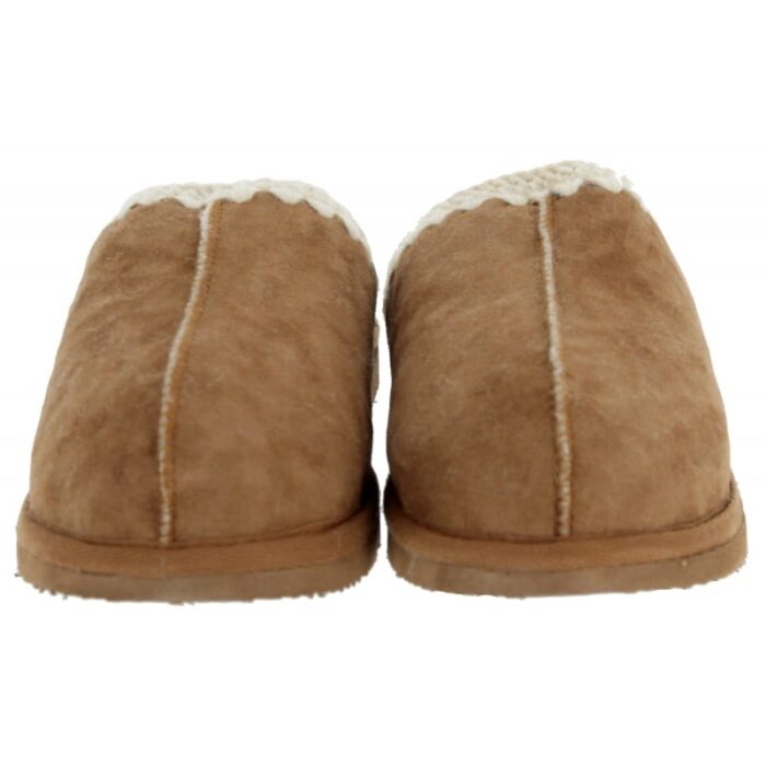 Shepherd of Sweden Sheperd of Sweden Selina Mule Slippers – Chestnut – Womens Slippers - Crep Direct UK