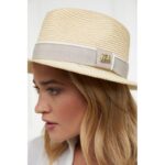 Holland Cooper Francesca Hat – Natural Taupe Straw – Ladies Clothing - Crep Direct UK