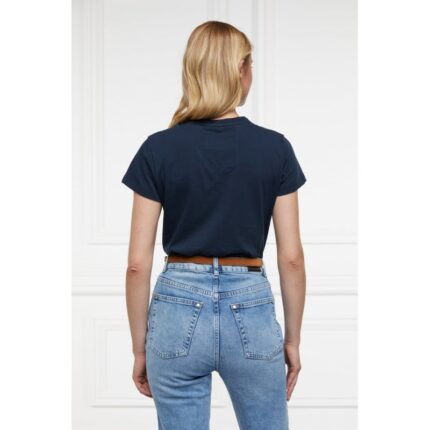 Holland Cooper Monogram Tee – Ink Navy Cotton – Ladies Clothing - Crep Direct UK