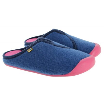 Nordikas 1320 Mule Slippers – Denim Textile – Womens Slippers - Crep Direct UK Nordikas 1320 Mule Slippers – Denim Textile – Womens Slippers - Crep Direct UK