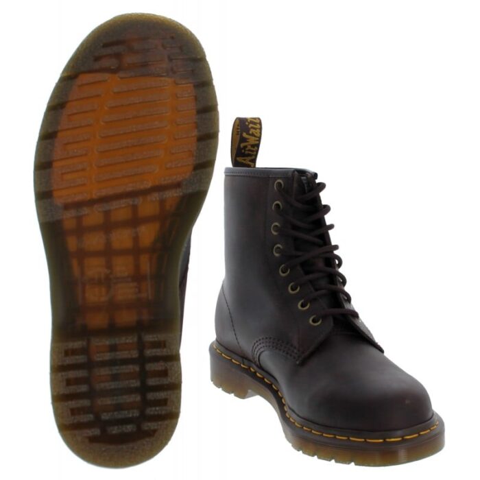 Dr. Martens 1460 Boots – Gaucho Crazy Horse Leather – Mens Boots - Crep Direct UK