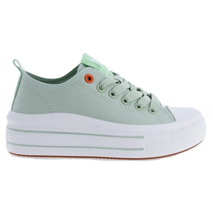 Xti 150853 Canvas Shoes – Aqua Textile – Girls Shoes - Crep Direct UK