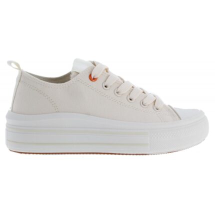 Xti 150853 Canvas Shoes – Beige Textile – Girls Shoes - Crep Direct UK