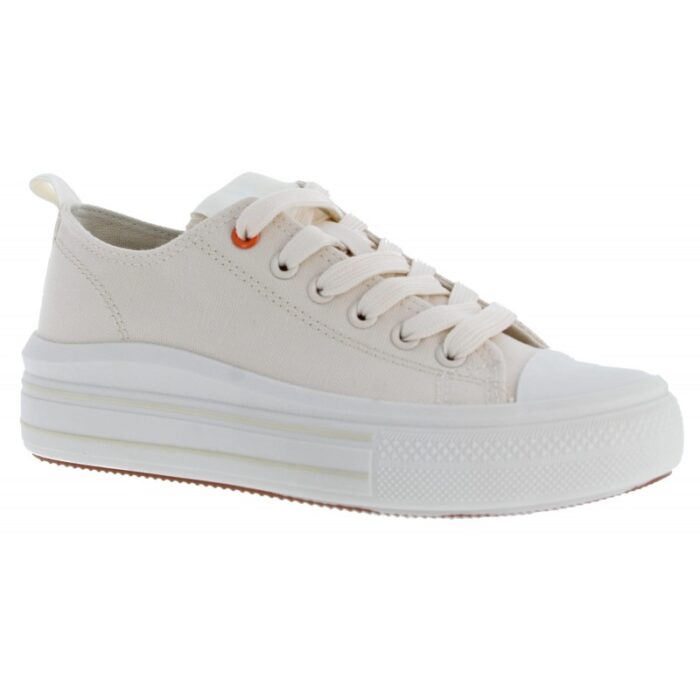 Xti 150853 Canvas Shoes – Beige Textile – Girls Shoes - Crep Direct UK
