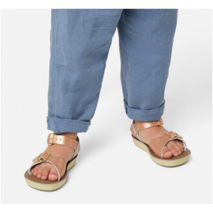 Salt-Water Surfer 1721 Childrens Sandals – Rose Gold – Girls Sandals - Crep Direct UK Salt-Water Surfer 1721 Childrens Sandals – Rose Gold – Girls Sandals - Crep Direct UK