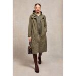 Holland Cooper Folgate Rain Coat – Soft Khaki – Ladies Clothing - Crep Direct UK