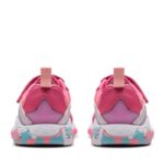 Clarks Tidal Star Kids Trainers – Bright Pink Combi Leather – Girls Shoes - Crep Direct UK