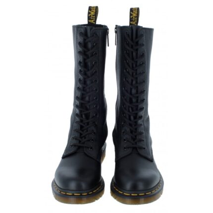 Dr. Martens 1B99 High Boots – Black Virginia – Womens Boots - Crep Direct UK