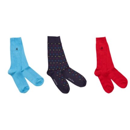 Swole Panda Sock Gift Box 3 Pairs - Multi Spot - Mens Clothing
