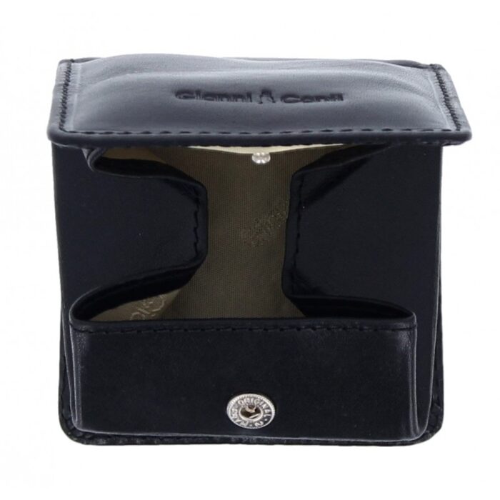 Gianni Conti 9405062 Coin Purse – Black – Mens Wallets, Bags and Accessories - Crep Direct UK