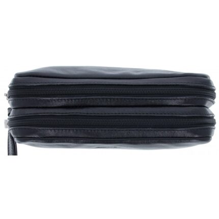 Gianni Conti 9405158 Wash Bag – Black – Mens Wallets, Bags and Accessories - Crep Direct UK