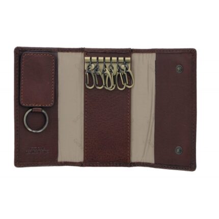 Gianni Conti 9409707 Keyholder- Brown – Mens Wallets, Bags and Accessories - Crep Direct UK