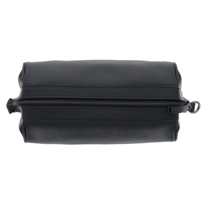 Loake Thames Washbag- Black Leather – Personalised Gifts for Her - Crep Direct UK