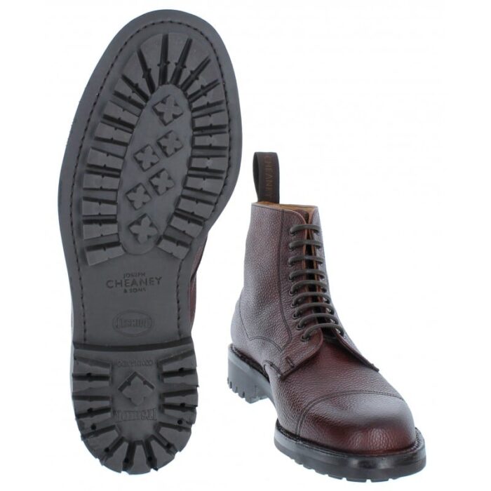 Joseph Cheaney Cheaney Pennine R Boots – Burgundy – Mens Boots - Crep Direct UK