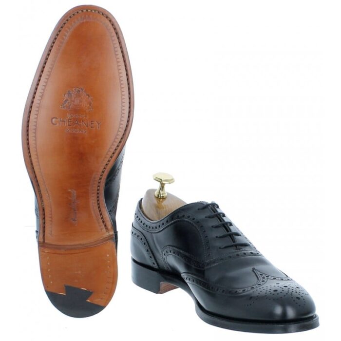Joseph Cheaney Cheaney Arthur III Shoes – Black – Mens Shoes - Crep Direct UK