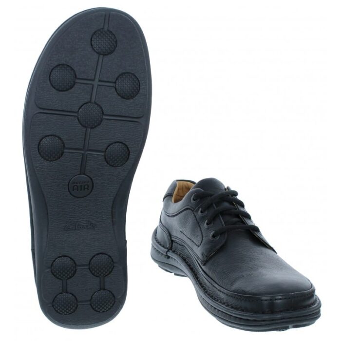 Clarks Nature Three Shoes – Black Leather – Mens Shoes - Crep Direct UK