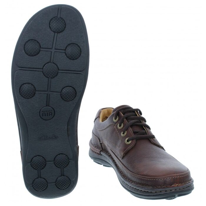 Clarks Nature Three Shoes – Mahogany Leather – Mens Shoes - Crep Direct UK