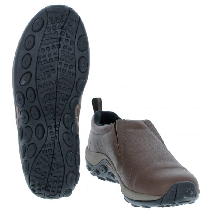 Merrell Jungle Moc Casual Shoes – Black Slate Leather – Mens Shoes - Crep Direct UK