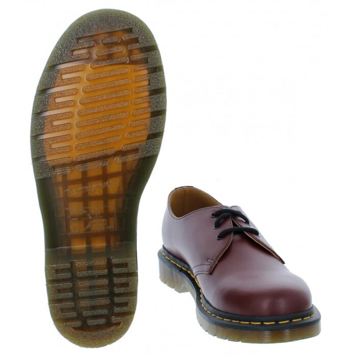 Dr. Martens 1461 Shoes – Cherry Leather – Mens Shoes - Crep Direct UK