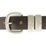 R. M. Williams 3 Piece Solid Hide Belt – Chestnut – Mens Belts - Crep Direct UK