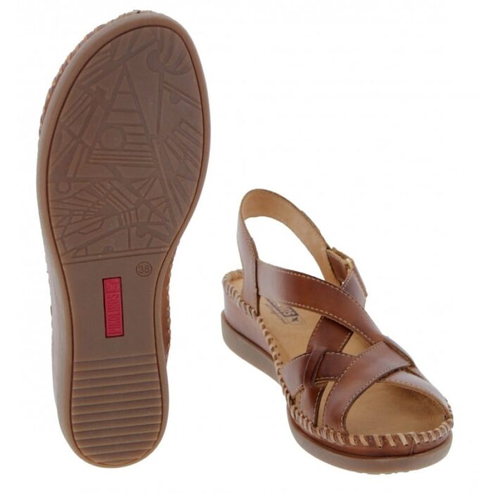 Pikolinos Cadaques W8K-0741 Sandals – Brandy Leather – Womens Sandals, Sliders & Toe Posts - Crep Direct UK
